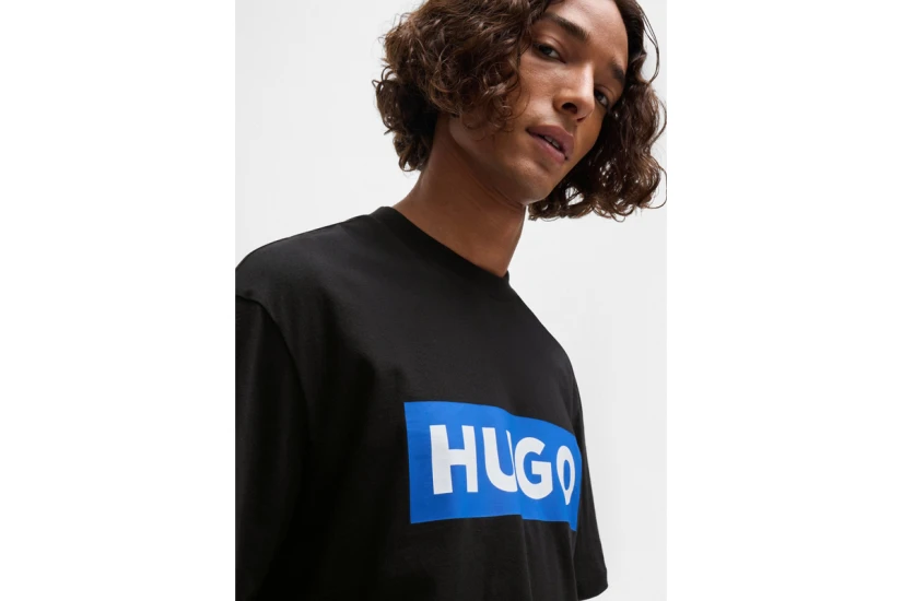 Hugo Boss Nico Ανδρικό Κοντομάνικο T-Shirt Μαύρο