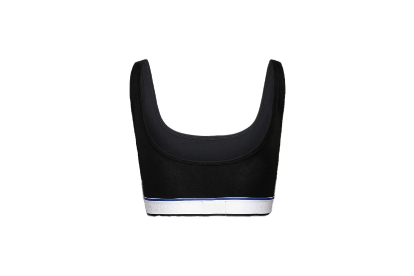 Hugo Bralette Blue Γυναικείο Μπουστάκι Μαύρο, Λευκό, Μπλε