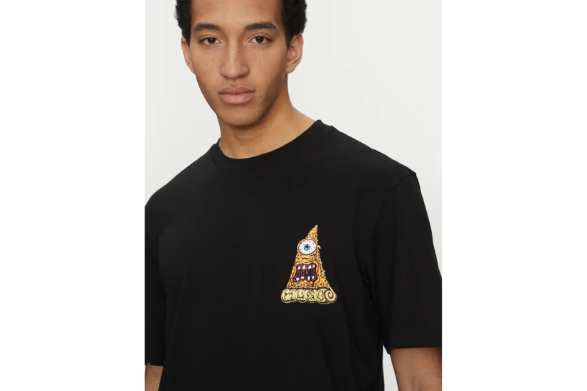 Hugo Nizzerio Ανδρικό Κοντομάνικο T-Shirt Μαύρο