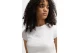 Hugo Dome Γυναικείο Κοντομάνικο Cropped T-Shirt Λευκό