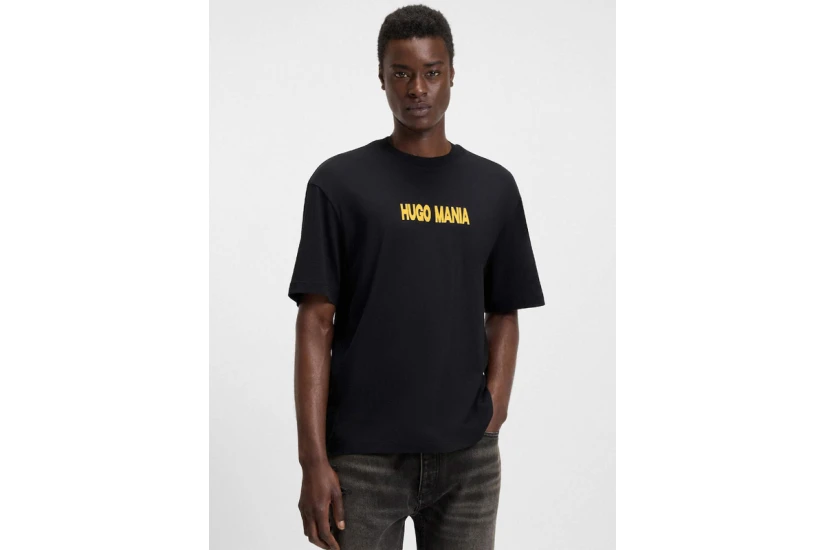 Hugo Nedix Ανδρικό Κοντομάνικο T-Shirt Μαύρο