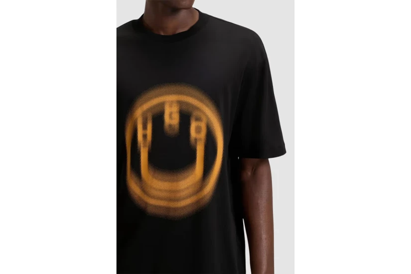Hugo Nalax With Blurred Logo Print Ανδρικό Κοντομάνικο T-Shirt