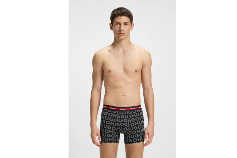Hugo Tripl Planet Ανδρικά Εσώρουχα Boxer 3 Τεμάχια