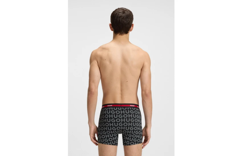Hugo Tripl Planet Ανδρικά Εσώρουχα Boxer 3 Τεμάχια