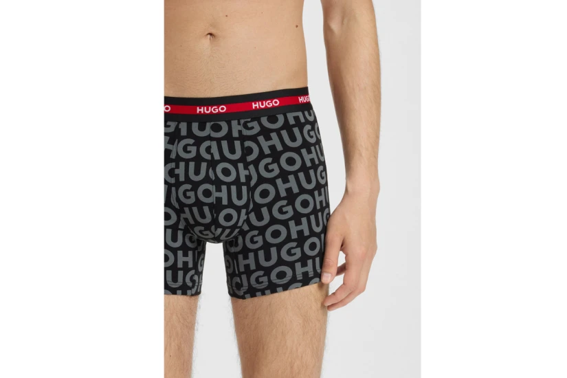 Hugo Tripl Planet Ανδρικά Εσώρουχα Boxer 3 Τεμάχια