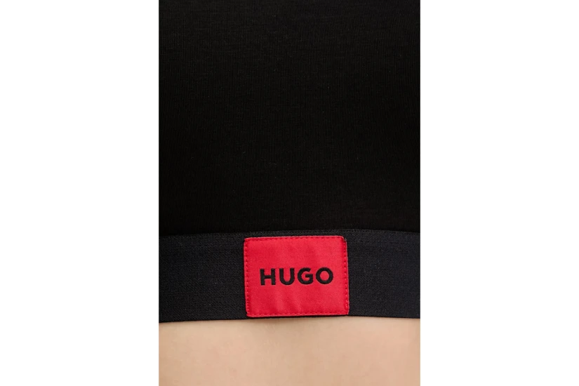 Hugo Padded Cup Red Label Γυναικείο Bralette Μαύρο