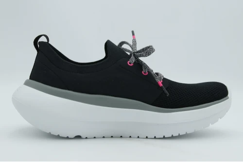 Oofos Oomy Stride Sneakers (5077 WHITE BLACK)