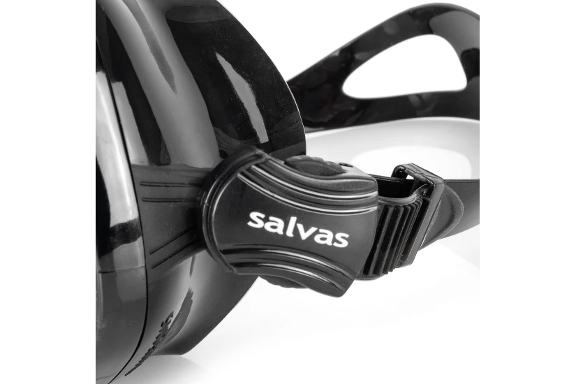 Escape Camping Μάσκα Θαλάσσης Salvas Wanted Black Silicone Band Μαύρη, Διάφανη