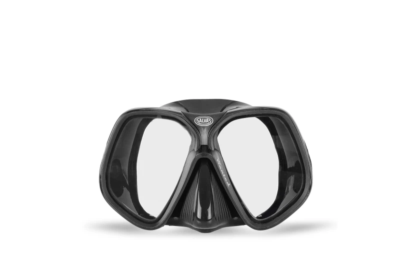 Escape Camping Μάσκα Θαλάσσης Salvas Wanted Black Silicone Band Μαύρη, Διάφανη