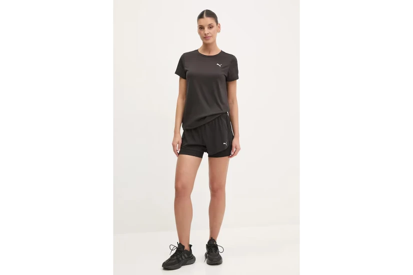 Puma Run Velocity 2In1 3 Γυναικείο Σορτς με Εσωτερικό Κολάν Μαύρο
