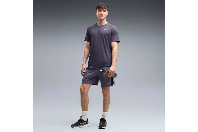 Puma Velocity Ανδρικό Κοντομάνικο T-Shirt Μωβ