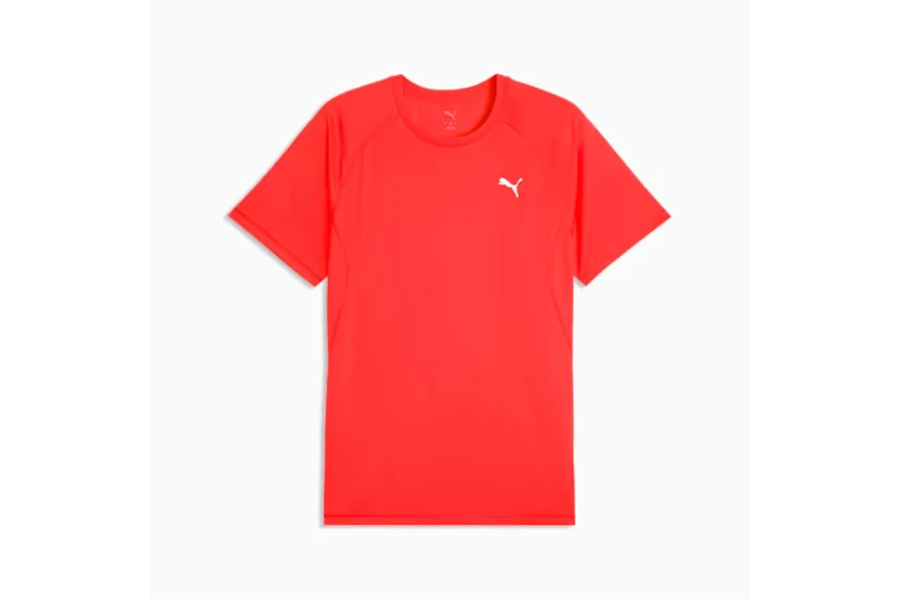 Puma Velocity Ανδρικό Κοντομάνικο T-Shirt Κοραλλί