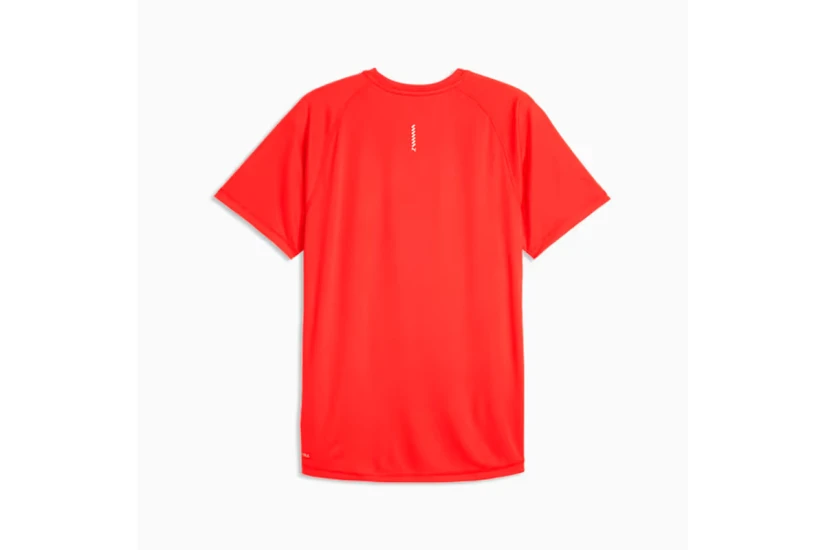 Puma Velocity Ανδρικό Κοντομάνικο T-Shirt Κοραλλί
