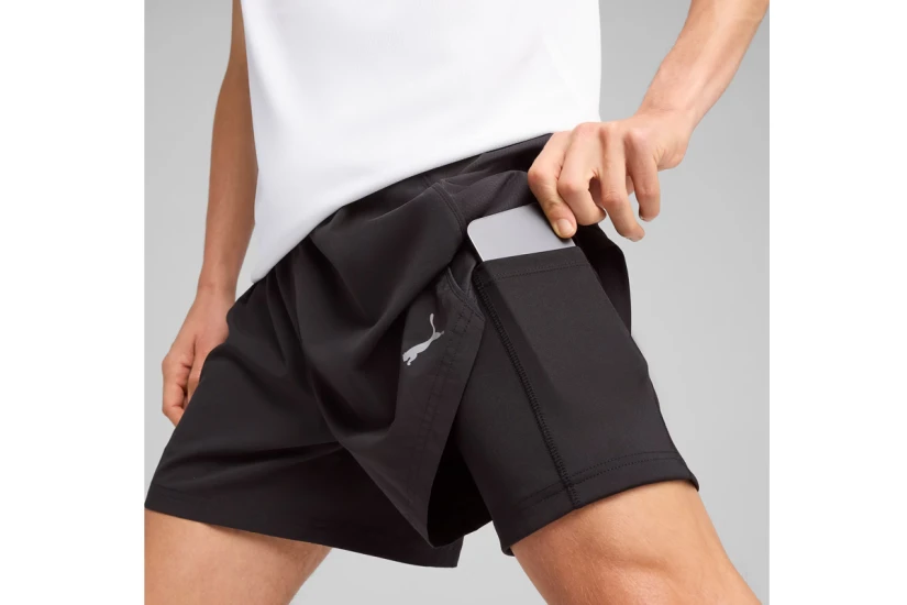 Puma Velocity 2In1 Ανδρικό Σορτς με Εσωτερικό Κολάν Μαύρο