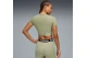 Puma Strong Γυναικεία Κοντομάνικη Crop Top Μπλούζα Λαδί