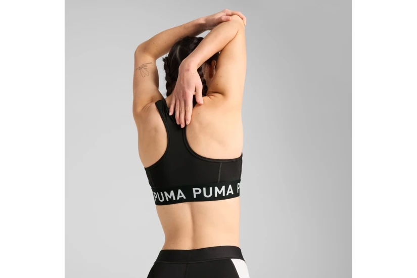 Puma 4Keeps Elastic Γυναικείο Μπουστάκι Μαύρο