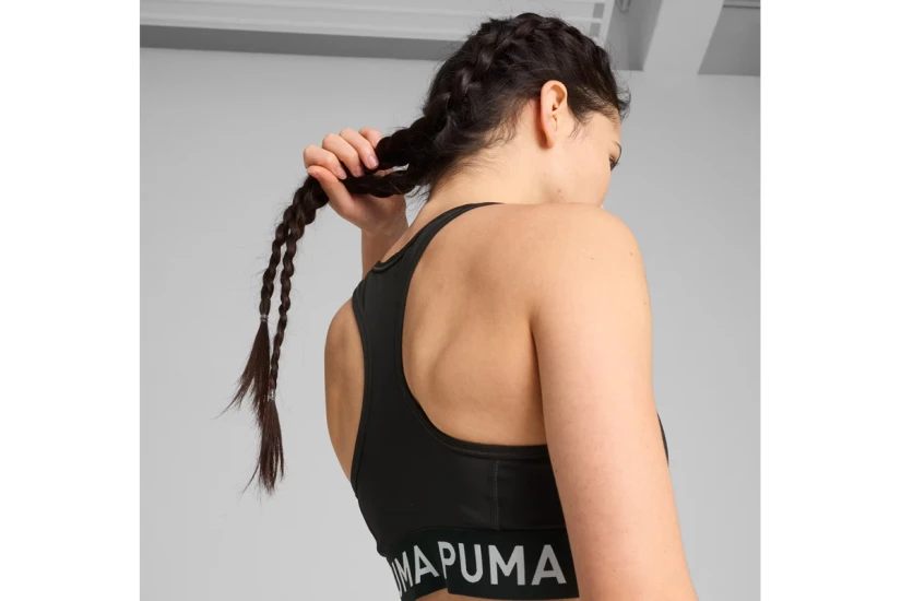 Puma 4Keeps Elastic Γυναικείο Μπουστάκι Μαύρο