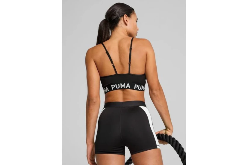 Puma Move Strong Γυναικείο Μπουστάκι Μαύρο, Λευκό