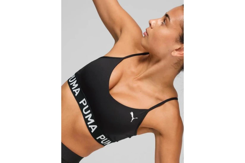 Puma Move Strong Γυναικείο Μπουστάκι Μαύρο, Λευκό