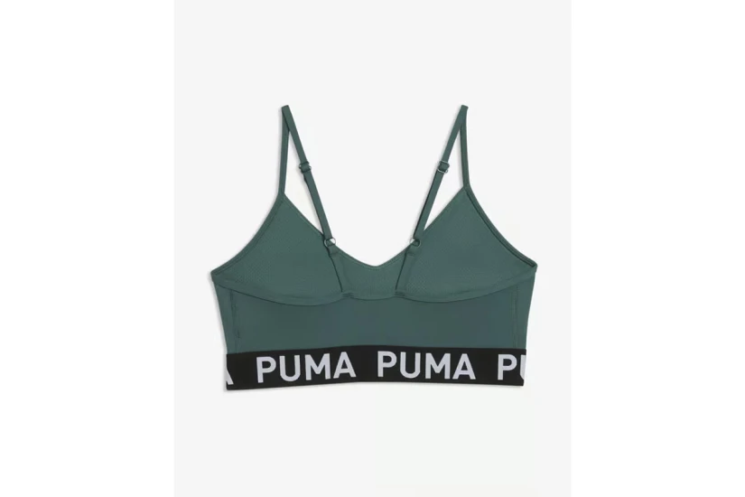 Puma Move Strong Γυναικείο Μπουστάκι Κυπαρισσί, Μαύρο, Λευκό