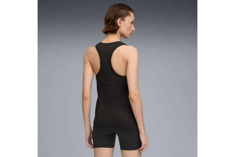Puma Cloudspun Racerback Γυναικεία Αμάνικη Μπλούζα Μαύρη