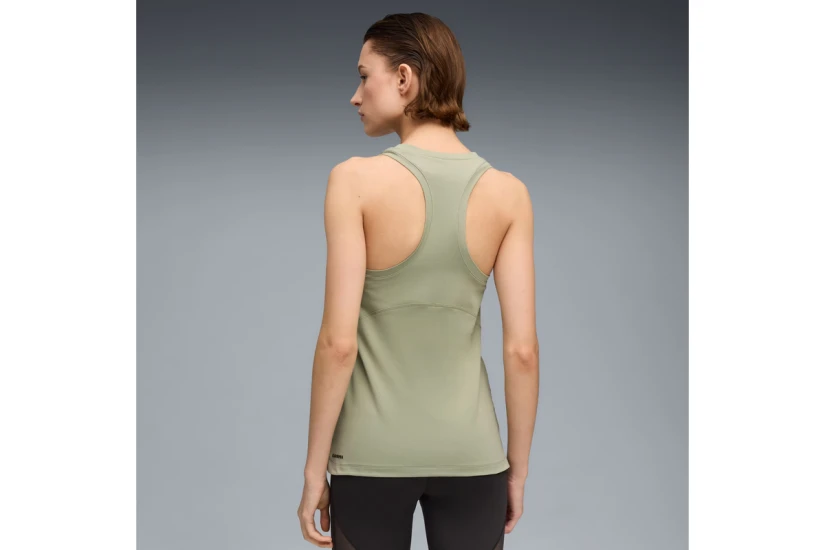 Puma Cloudspun Racerback Γυναικεία Αμάνικη Μπλούζα Λαδί