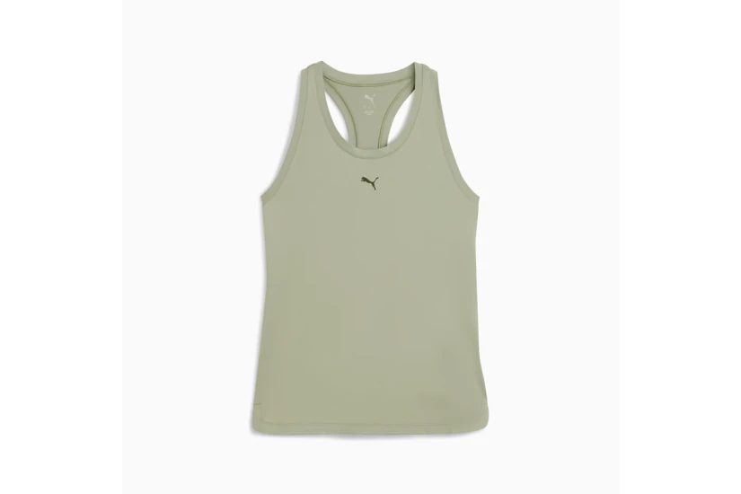 Puma Cloudspun Racerback Γυναικεία Αμάνικη Μπλούζα Λαδί