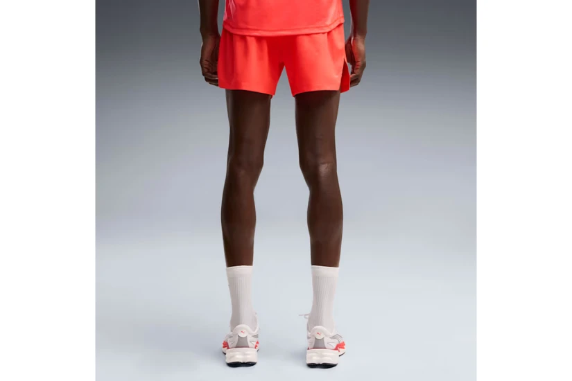 Puma Dreamrun Drycell Ανδρικό Αθλητικό Σορτς Κοραλλί, Μαύρο
