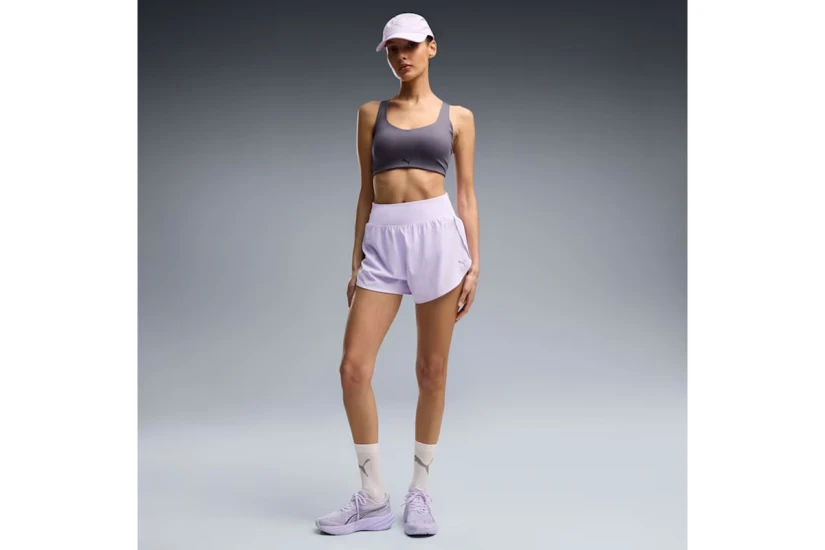 Puma Dreamrun Drycell Γυναικείο Αθλητικό Σορτς Λιλά