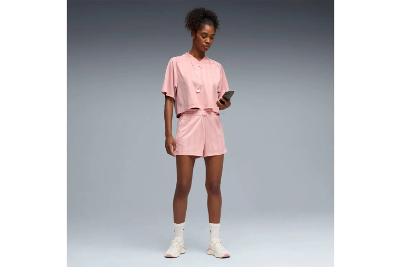 Puma League Jersey Γυναικείο Αθλητικό Σορτς Ροζ