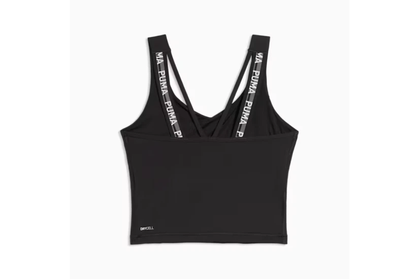 Puma Strong Slim Γυναικεία Αμάνικη Μπλούζα Μαύρη