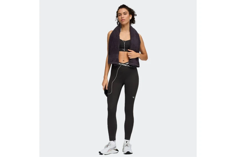 Puma Strong High Waist Γυναικείο Κολάν 7/8 Μαύρο