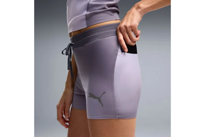 Puma Lightspeed Printed Γυναικείο Κοντό Κολάν Λιλά, Μωβ