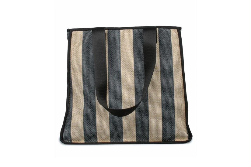 Frnc Τσάντα Shopper Εκρού, Μαύρη