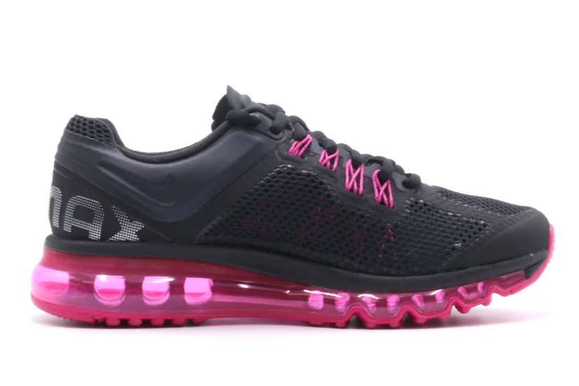 Nike Air Max 2013 Παιδικά Παπούτσια Μαύρα, Φούξια, Ασημί