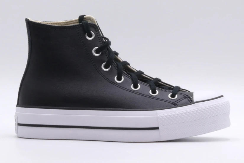 Converse Chuck Taylor All Star Lift Platform Leather Sneakers