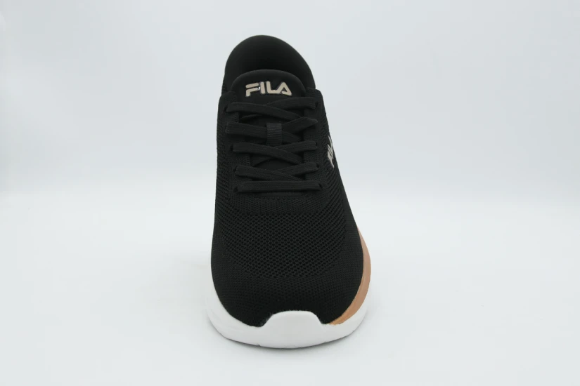 Fila Lana 5 Nanobionic Γυναικεία Αθλητικά Παπούτσια για Τρέξιμο Μαύρα, Λευκά, Χρυσά