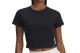 Under Armour Rival Rib Baby Γυναικείο Κοντομάνικο Crop Top Μαύρο