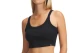 Under Armour Rival Rib Baby Γυναικείο Αμάνικο Crop Top Μαύρο