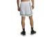 Under Armour Zone Pro Mesh Printed Ανδρική Μπασκετική Βερμούδα Λευκή