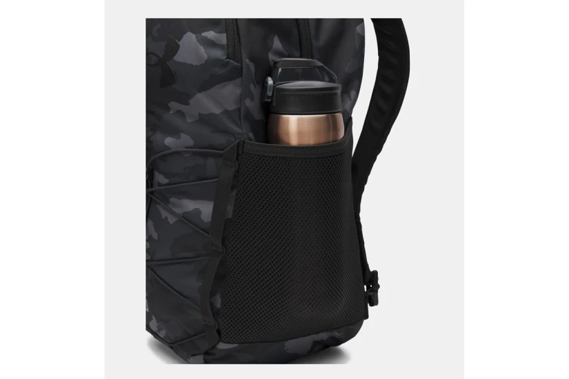 Under Armour Hustle Sport 6.0 Σάκος Πλάτης Μαύρος, Ανθρακί 26L
