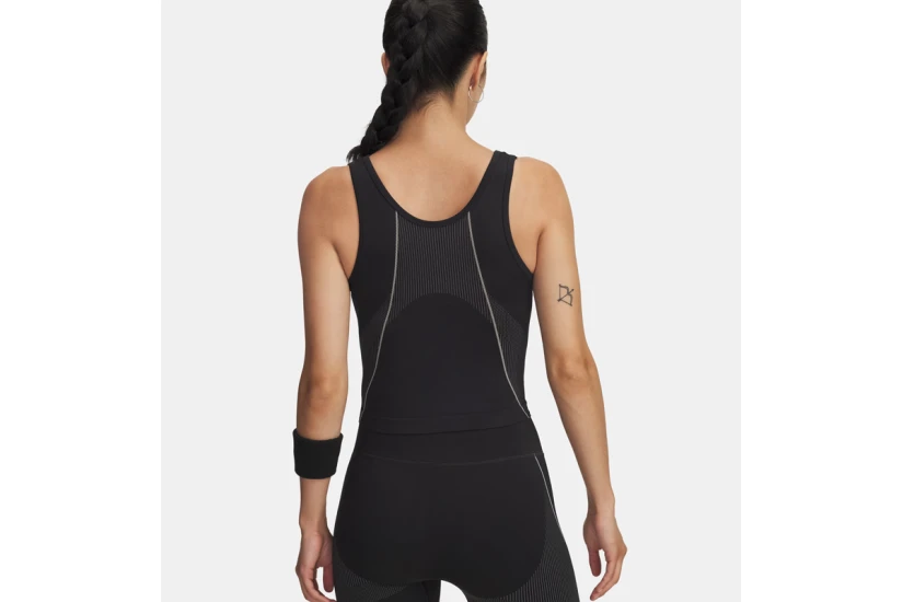 Under Armour Vanish Seamless Γυναικεία Αμάνικη Μπλούζα Μαύρη