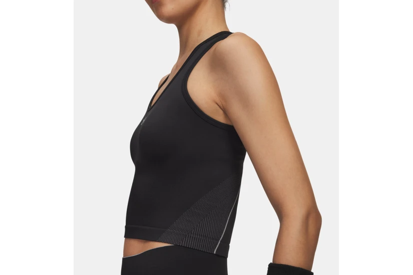 Under Armour Vanish Seamless Γυναικεία Αμάνικη Μπλούζα Μαύρη