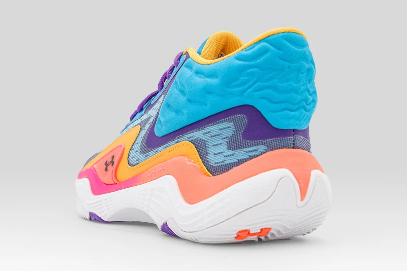 Under Armour Spawn 7 Mid Ανδρικά Μπασκετικά Παπούτσια Πολύχρωμα