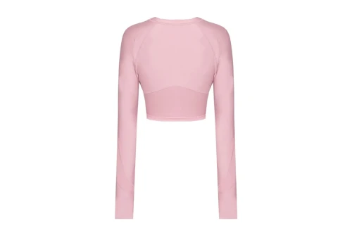 Under Armour Heatgear Rib 1-4 Zip Crop Top Μακρυμάνικο Γυναικείο (6003981 673)