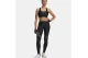 Under Armour Heatgear Rib Γυναικείο Μακρύ Κολάν Μαύρο, Ανθρακί