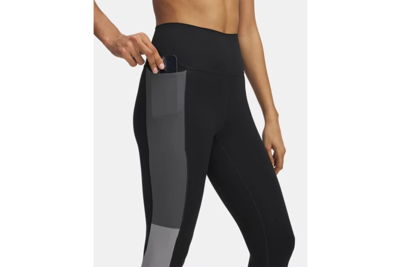Under Armour Meridian Colorblock Ankle Γυναικείο Μακρύ Κολάν Μαύρο, Γκρι