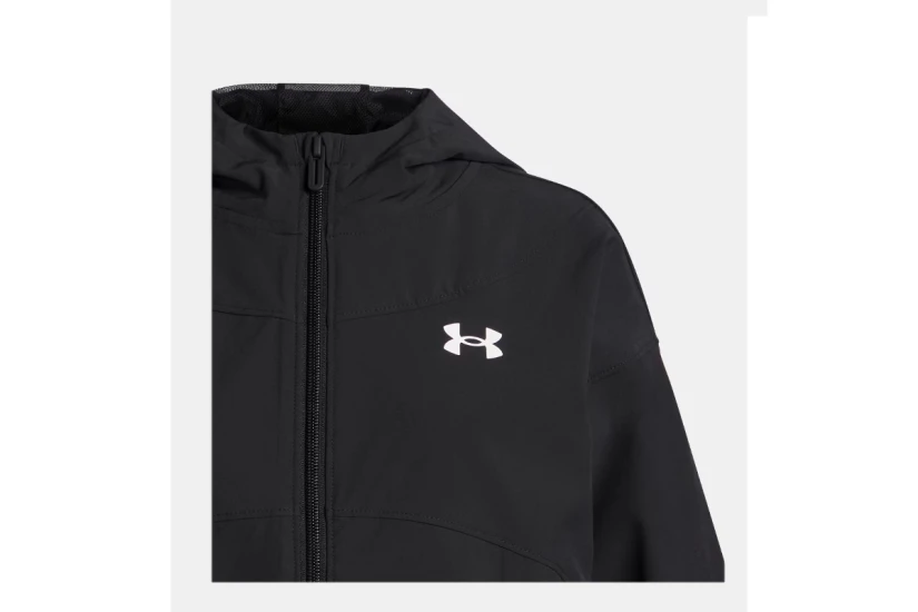 Under Armour Rival Woven Γυναικείο Ελαφρύ Μπουφάν Μαύρο