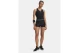 Under Armour Heatgear Rib Γυναικείο Κοντό Κολάν Μαύρο, Γκρι Σκούρο