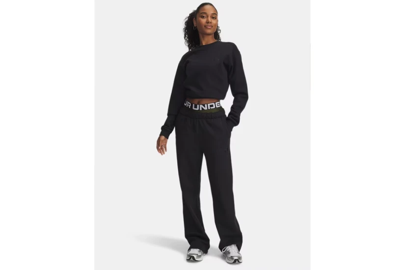 Under Armour Icon Vida Fleece Γυναικείο Παντελόνι Φόρμας Μαύρο